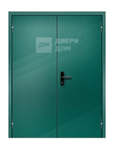 Глухая ДПМ-02 2-го типа противопожарная дверь двупольная герметичная